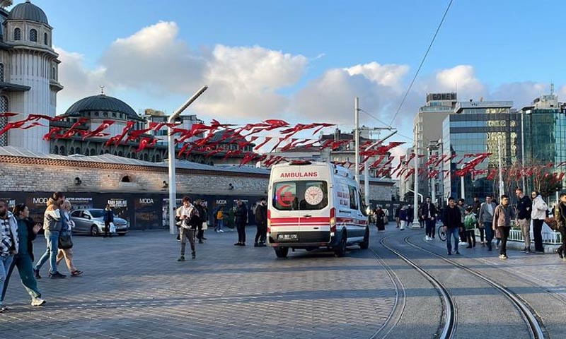 ترکیہ کے شہر استنبول میں دھماکہ، 6 افراد جاں بحق، 53 زخمی