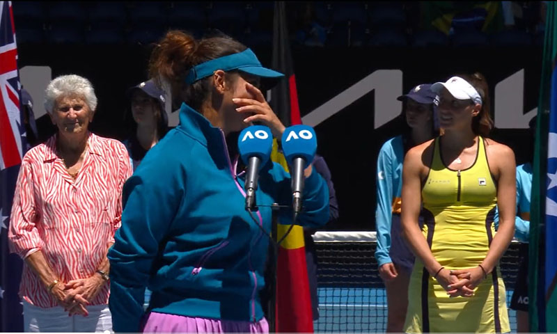 ۔۔۔ اور ثانیہ مرزا کورٹ میں بیٹے کے سامنے رو پڑیں