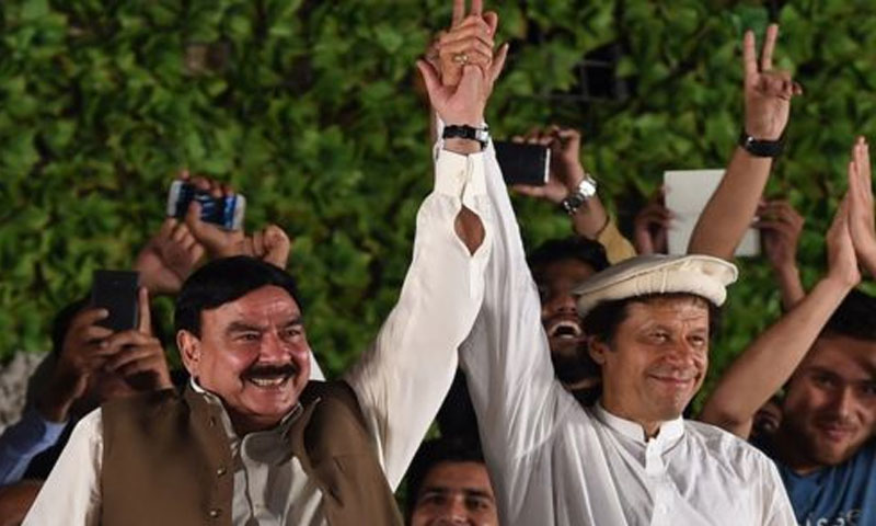 شیخ رشید کی گرفتاری، عمران خان کی مذمت