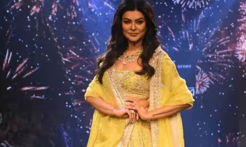 ہارٹ اٹیک کے بعد سشمیتا سین کی ریمپ پر واک