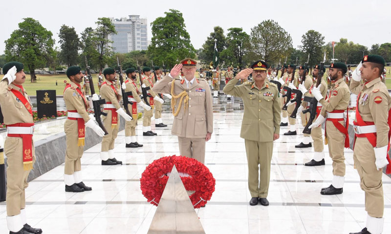 آرمی چیف سے برطانوی چیف آف جنرل اسٹاف کی ملاقات، مختلف امور پر تبادلہ خیال
