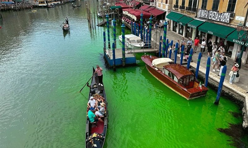 نہر کا رنگ اچانک تبدیل، حکومت پریشان