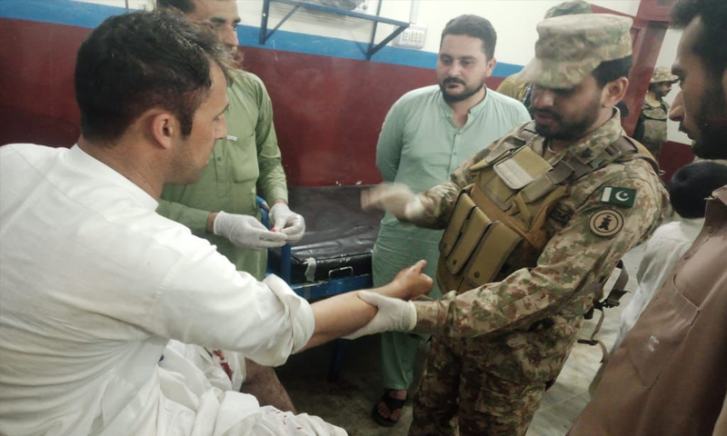 خیبر پختونخوا میں تباہی ، پاک فوج کی امدادی ٹیمیں جائے وقوعہ پر پہنچ گئیں