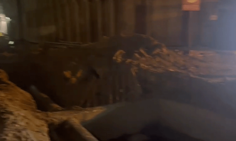 کراچی میں انگریز دور کا برساتی نالہ دریافت