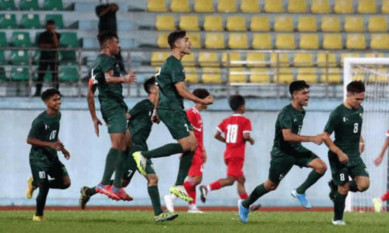 پاکستان انڈر 19 فٹبال ٹیم کی بین الاقوامی میچ میں 12 سال بعد فتح