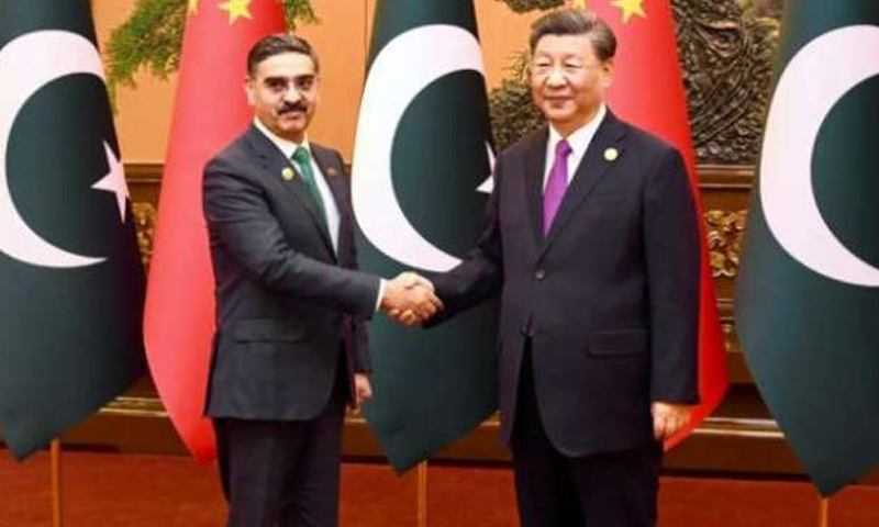 چینی صدر سے شی جن پنگ سے نگران وزیر اعظم انوارالحق کاکڑ کی ملا قات