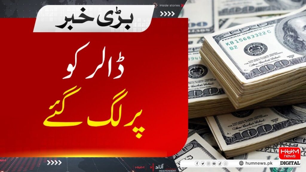 ڈالر کو پرلگ گئے