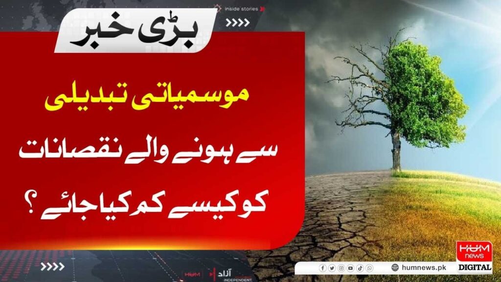 موسمیاتی تبدیلی سے ہونیوالے نقصانات کو کیسے کم کیا جائے؟