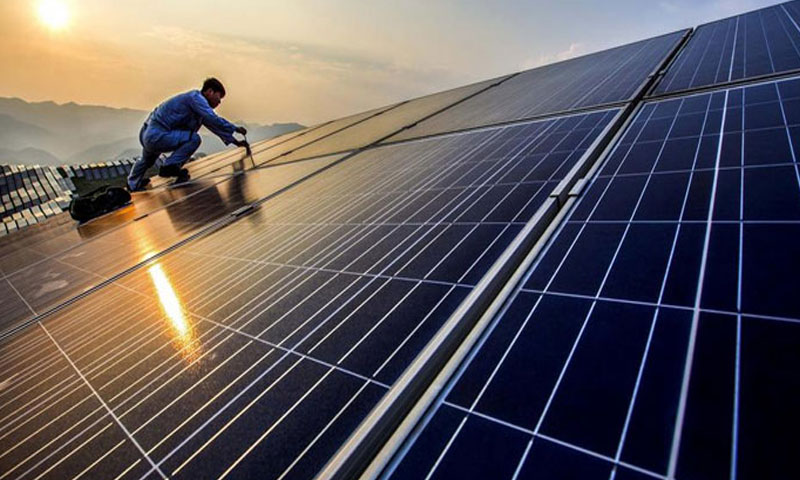 سولر پینلز کی تنصیب solar pannels