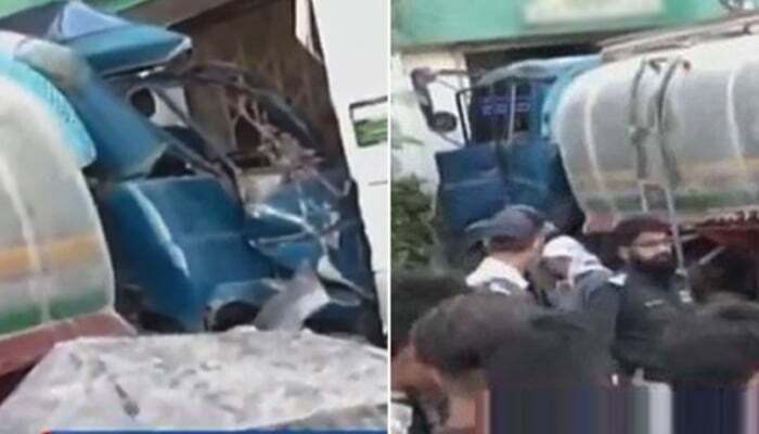 کراچی: تیز رفتار ٹینکر گھر میں سوئے ہوئے شخص کی جان لے گیا، 3 افراد زخمی