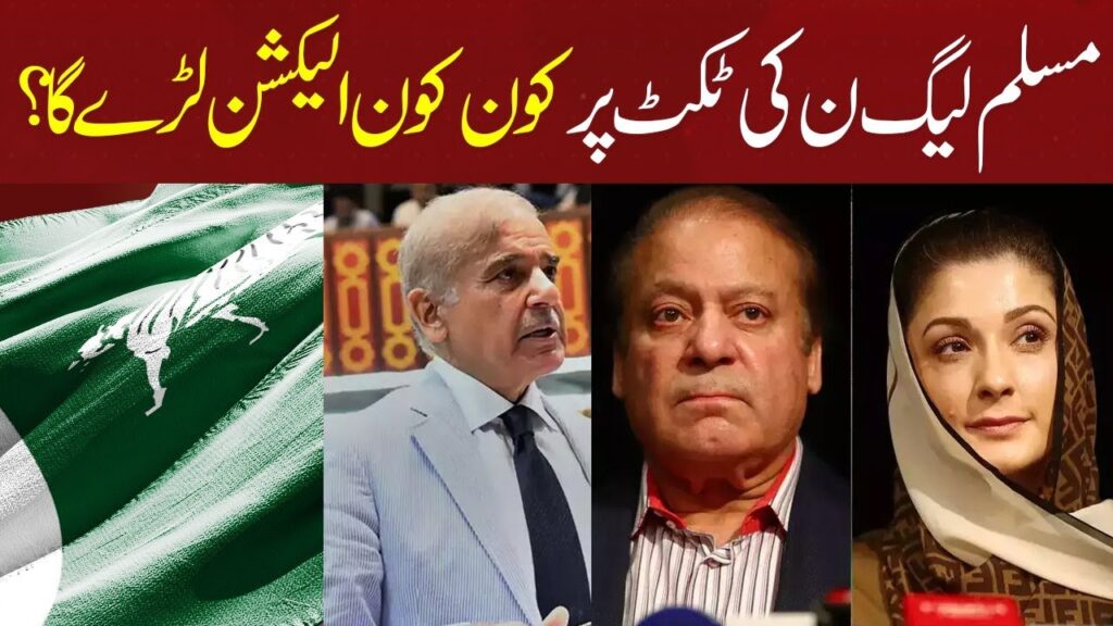 مسلم لیگ ن کی ٹکٹ پر کون، کون الیکشن لڑے گا؟