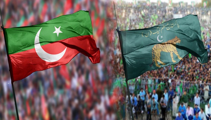 تحریک انصاف اور مسلم لیگ ن کے ٹکٹ لینے والوں میں بیشتر آپس میں قریبی رشتہ دار نکلے ٹکٹ رشتہ دار