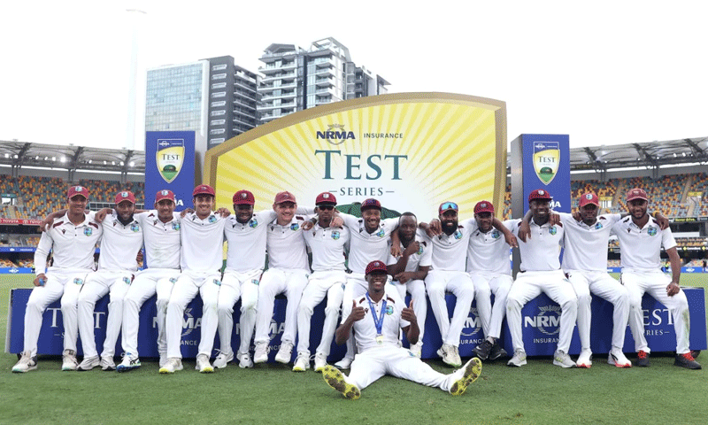 ویسٹ انڈیز کی آسٹریلیا کیخلاف تاریخی فتح، 21 سال بعد ٹیسٹ میچ جیت لیا