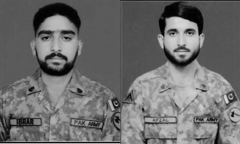 سکیورٹی فورسزسے جھڑپ ،2دہشتگرد ہلاک،2جوان شہید پاک فوج کے