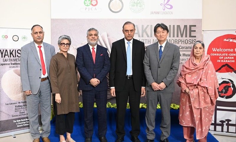 پاکستان اور جاپان کے درمیان اشتراک کو فروغ دینے کے لیے جاپانی برتنوں کی نمائش کا افتتاح پاکستان اور جاپان
