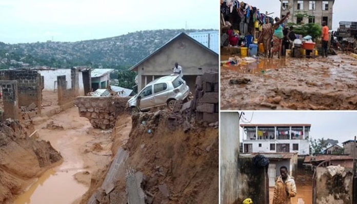 کانگو میں بارشوں اور سیلاب سے تباہی ، 300 افراد ہلاک ، ہزاروں مکانات منہدم