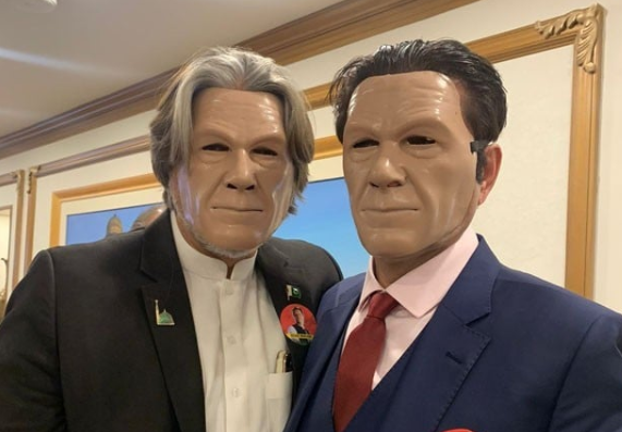 عمران خان ماسک