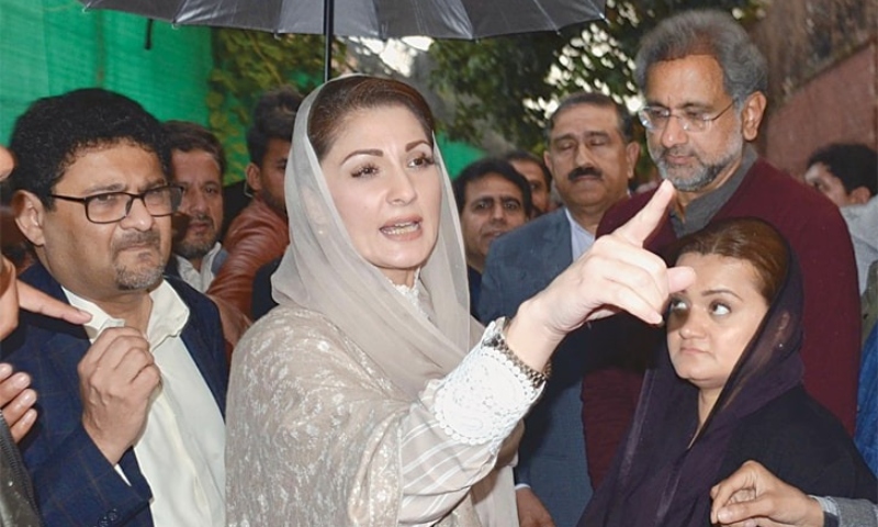 شاہد خاقان پارٹی نہ چھوڑتے تو مریم نکال دیتیں، مفتاح اسماعیل