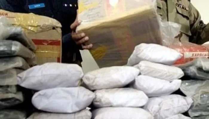پشین میں ایمبولینس سے 15 من چرس برآمد ، ملزم گرفتار پشین چرس