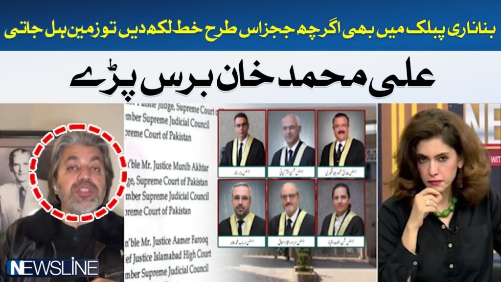 بنانا ری پبلک میں اگر 6 ججز خط لکھ دیتے تو زمین ہل جاتی ، علی محمد خان