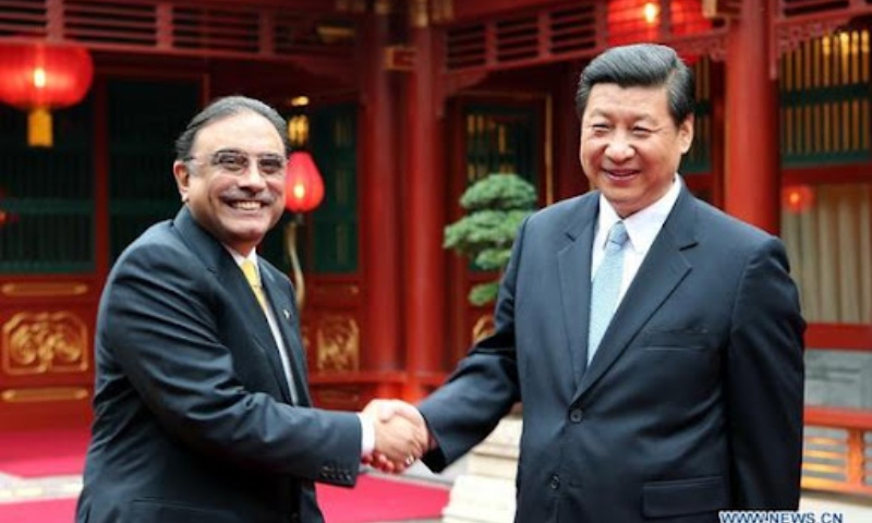 چینی صدر شی جن پنگ کی آصف زرداری کو صدر منتخب ہونے پر مبارکباد آصف زرداری