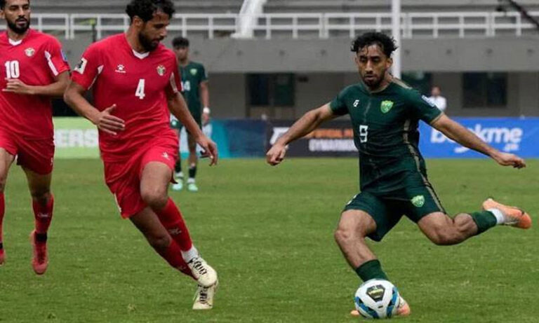 فیفا ورلڈکپ کوالیفائنگ راؤنڈ، اردن نے پاکستان کو شکست دے دی