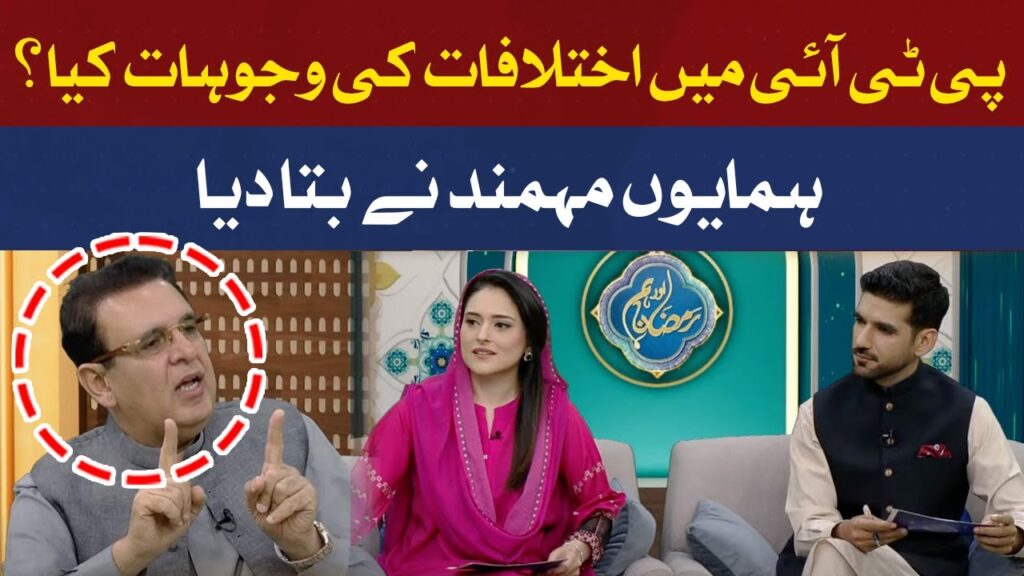 پی ٹی آئی میں اختلافات کی وجوہات کیا؟ ہمایوں مہمند نے بتا دیا