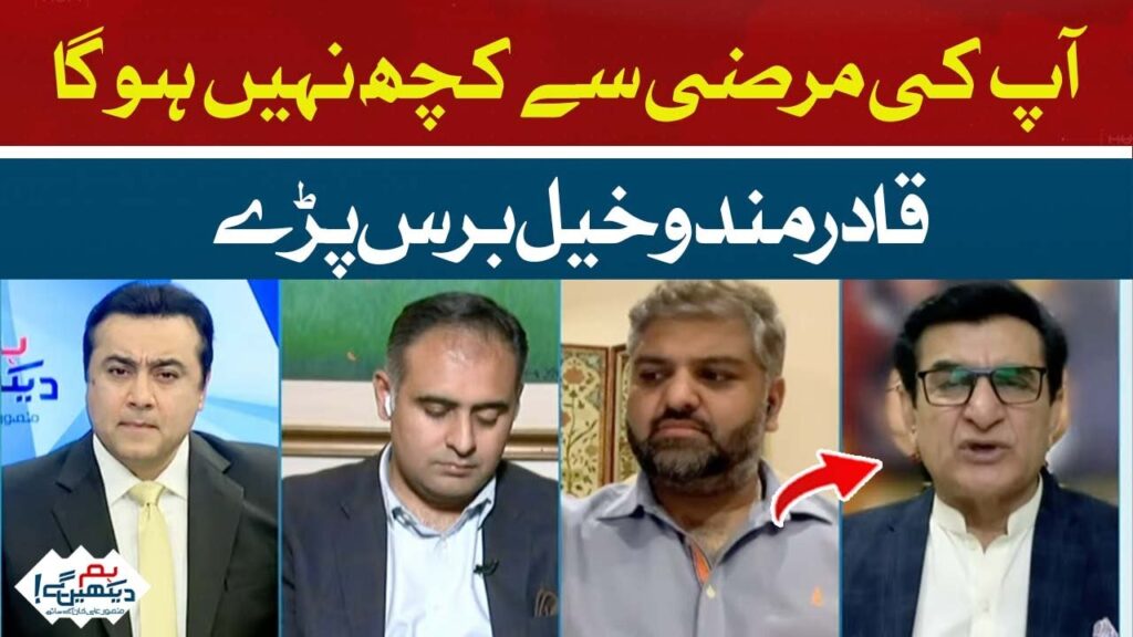 آپ کی مرضی سے کچھ نہیں ہو گا،قادر مندو خیل