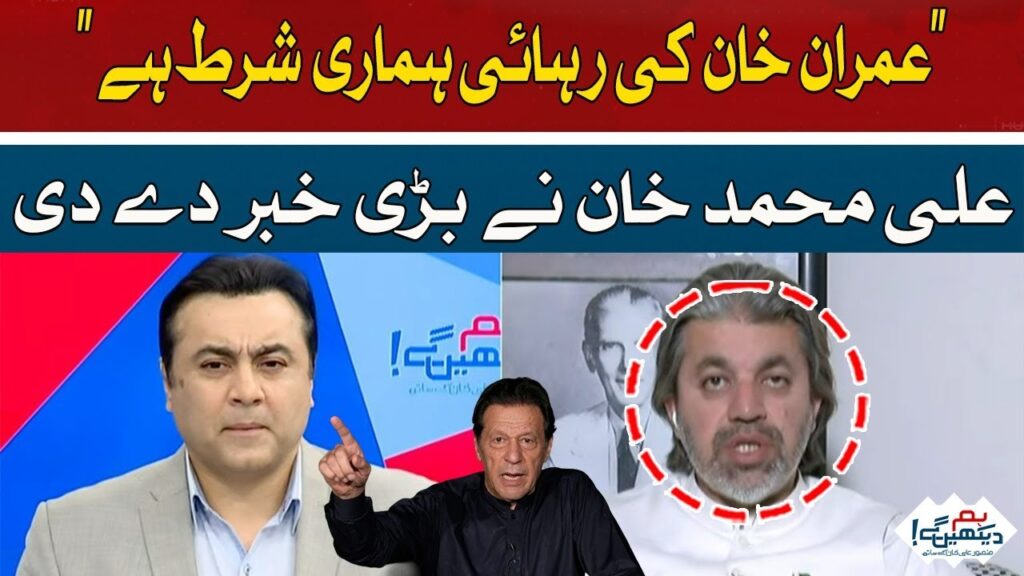 عمران خان کی رہائی ہماری شرط ہے ، علی محمد خان