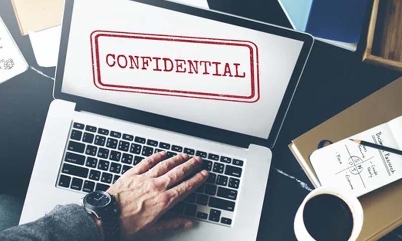 اہم دستاویز لیک confidential