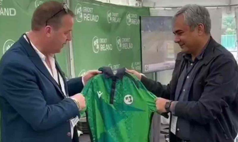 آئر لینڈ کرکٹ ٹیم اگلے برس اگست ستمبر میں پاکستان آئے گی، چیئرمین کرکٹ بورڈ آئر لینڈ آئر لینڈ کرکٹ ٹیم ireland