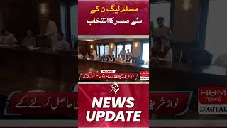 Election of new president of Muslim League-N