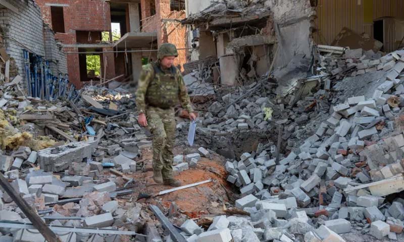 یوکرین پر ڈرونز ukraine