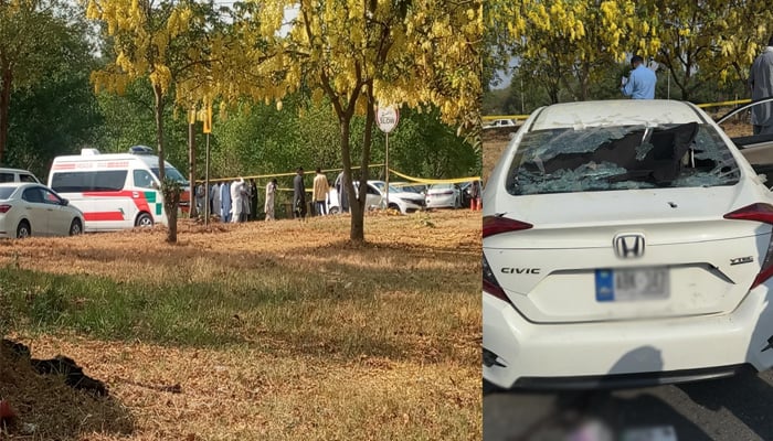 اسلام آباد میں پولیس مقابلہ ، 3 کار لفٹر ہلاک ، ساتھی خاتون زخمی حالت میں گرفتار کار چور