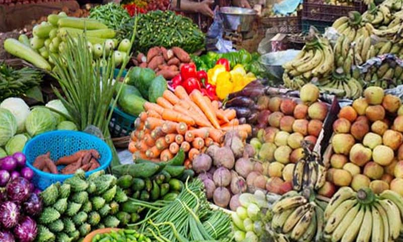 پھل اور سبزیوں