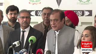 LIVE :Shibli Faraz And PTI Lawyers Media Talk | Hum News