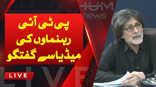 LIVE: PTI Leaders Media Talk
