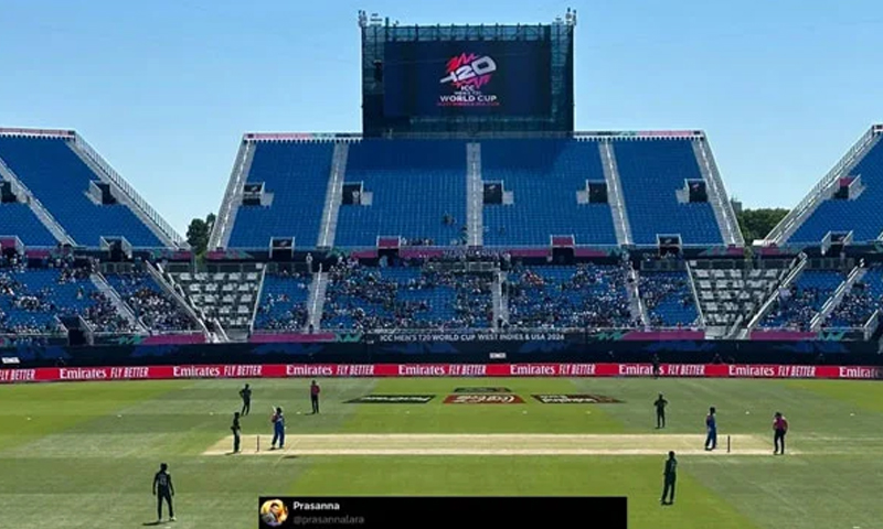 آئی سی سی کا نیویارک اسٹیڈیم کی وکٹ معیاری نہ ہونے کا اعتراف