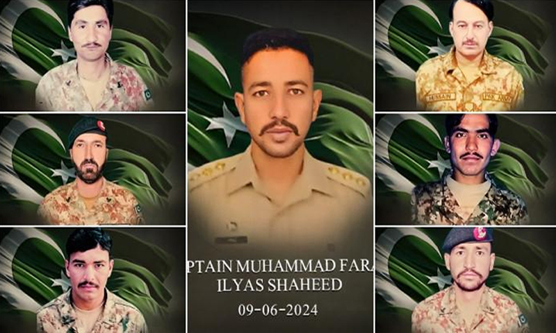 لکی مروت ،سیکیورٹی فورسز کی گاڑی آئی ای ڈی سے ٹکرا گئی،کیپٹن سمیت 7 جوان شہید