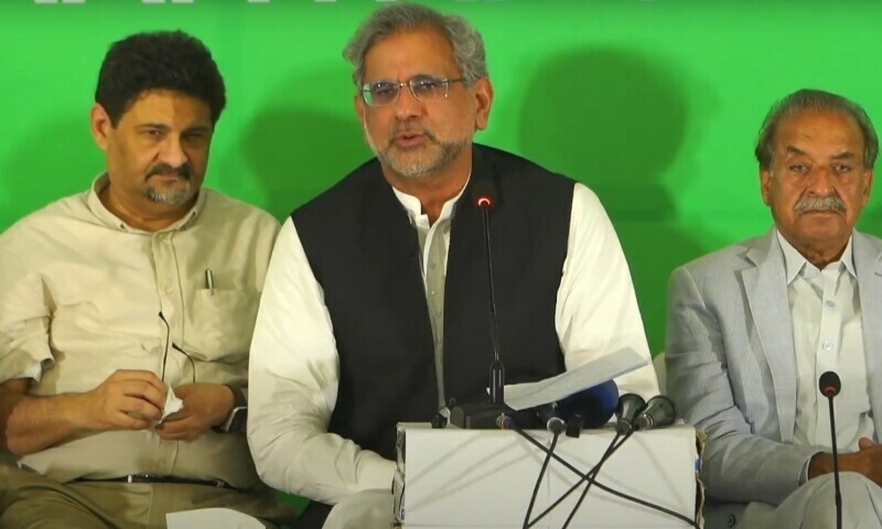 شاہد خاقان عباسی