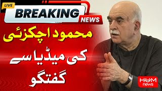 LIVE :Mehmood Achakzai Important Media Talk | Hum News