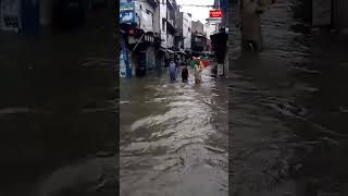 Rainwater caused havoc in Bani Chowk area of Rawalpindi | Breaking News |