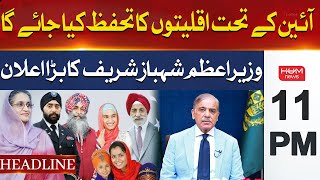 Minorities should be protected under the constitution | Hum News Headlines 11 PM