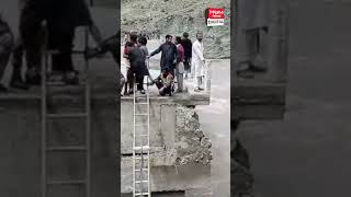 Climate Crisis: Fina Bridge collapse in Astore due to heavy flooding1