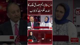 Petroleum Minister Musadik Malik's reply to Sindh Government