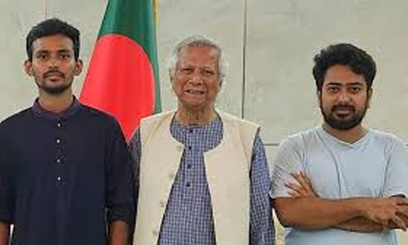 بنگلہ دیش ، کوٹہ سسٹم کیخلاف تحریک کی قیادت کرنیوالے 2 طالبعلم بھی عبوری کابینہ میں شامل عبوری کابینہ