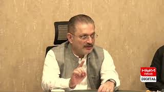 LIVE : Sharjeel Memon Media Talk | Breaking News | HUM News