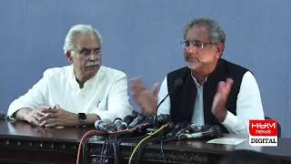LIVE : Shahid Khaqan Abbasi Media Talk | Breaking News | HUM News