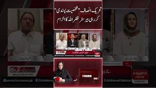 Tehreek-e-Insaf accused Barrister Zafarullah of doing "personality".