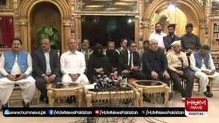 LIVE: Umar Ayub And PTI Leader Media Talk | Hum News